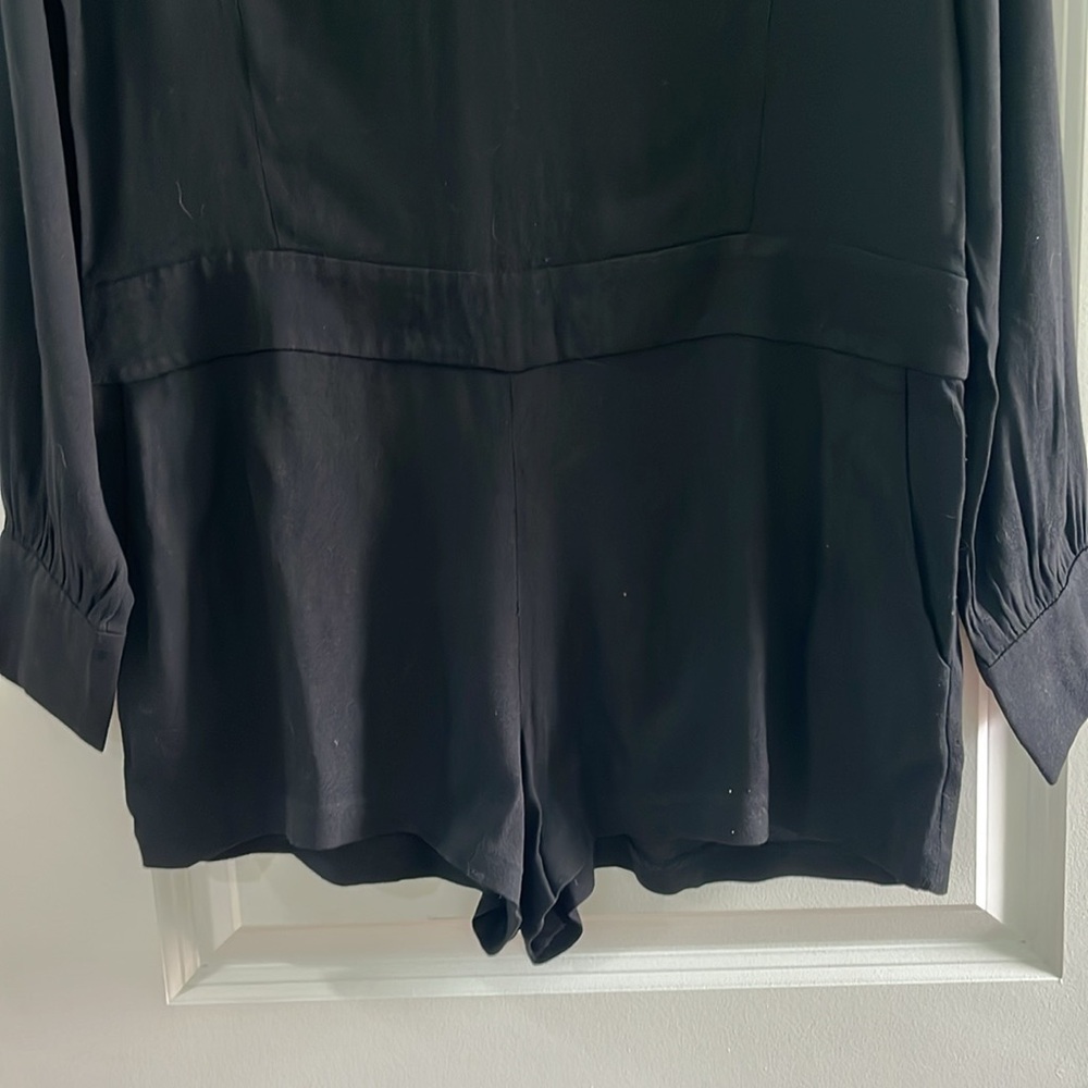 Ella Moss Black Long Sleeve Romper - Picture 2 of 10